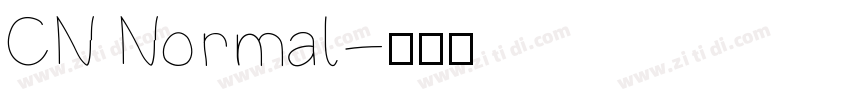 CN Normal字体转换